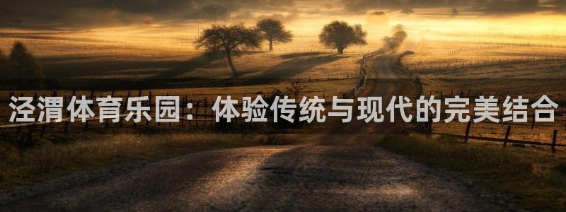 利记现场娱乐：泾渭体育乐园：体验传统